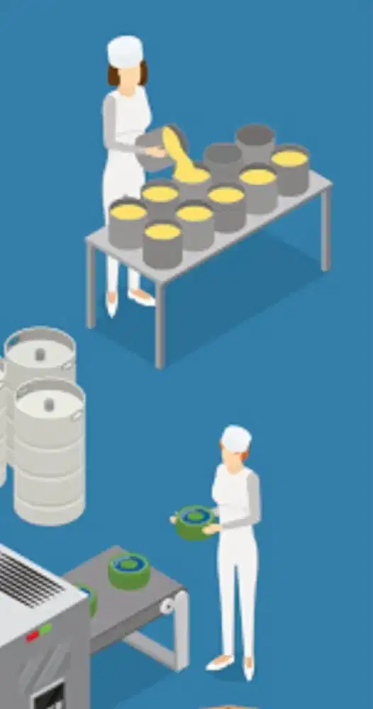 Staf produksi makanan minuman