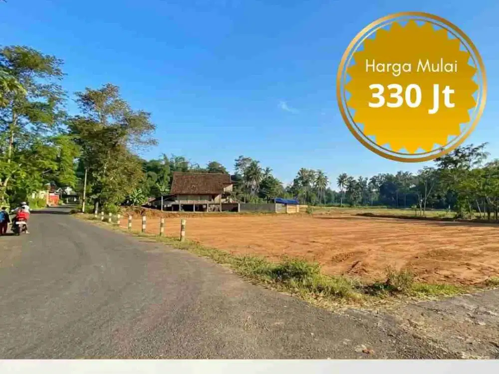 Tanah Strategis 5 Menit Kampus UII Jogja. Lingkungan Asri