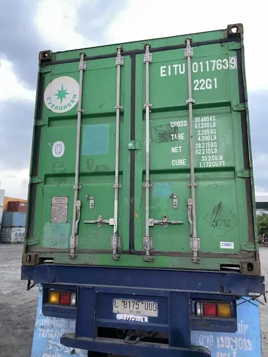 Container Bekas 20ft Premium Ex Evergreen