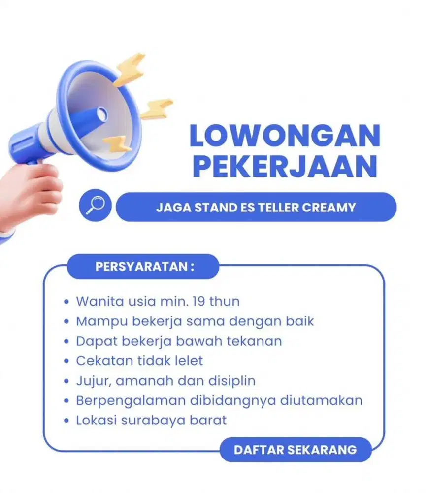 jaga stand es teller creamy