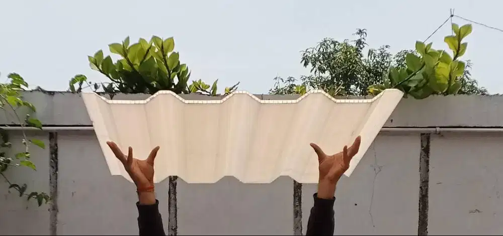 Atap upvc doubel layer roofcold