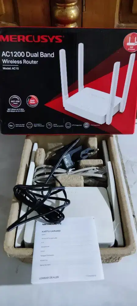 Penguat Wifi Tembak Wifi Mercusys AC1200 Dual Band