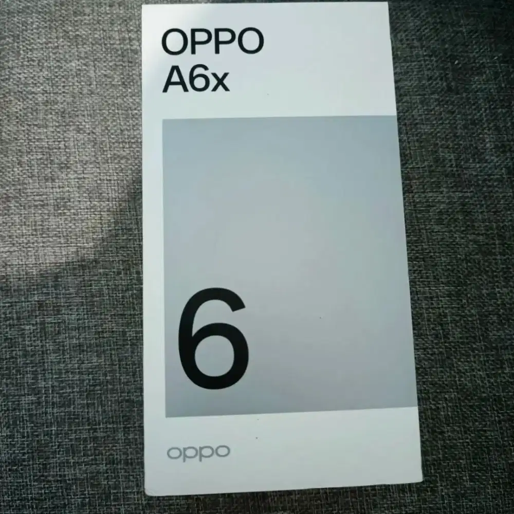 Hp Oppo A6x 6/128gb Resmi Fullset Mulus
