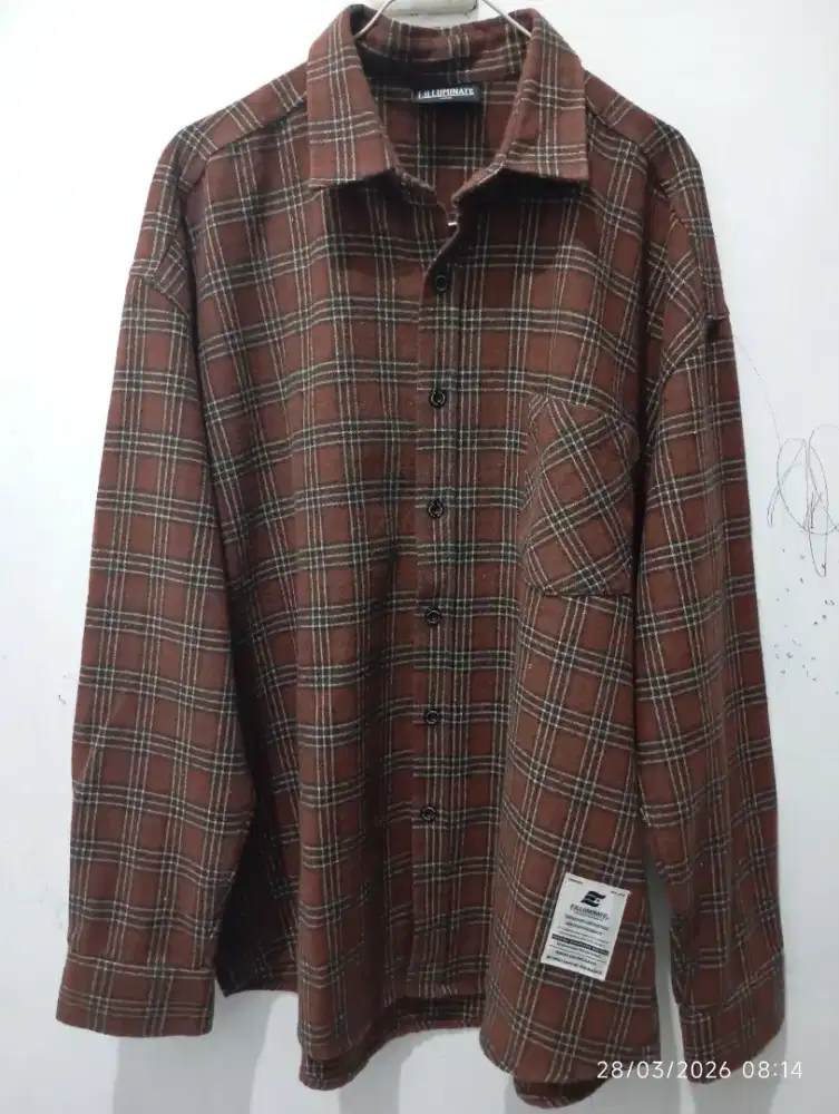 Kemeja flanel like new