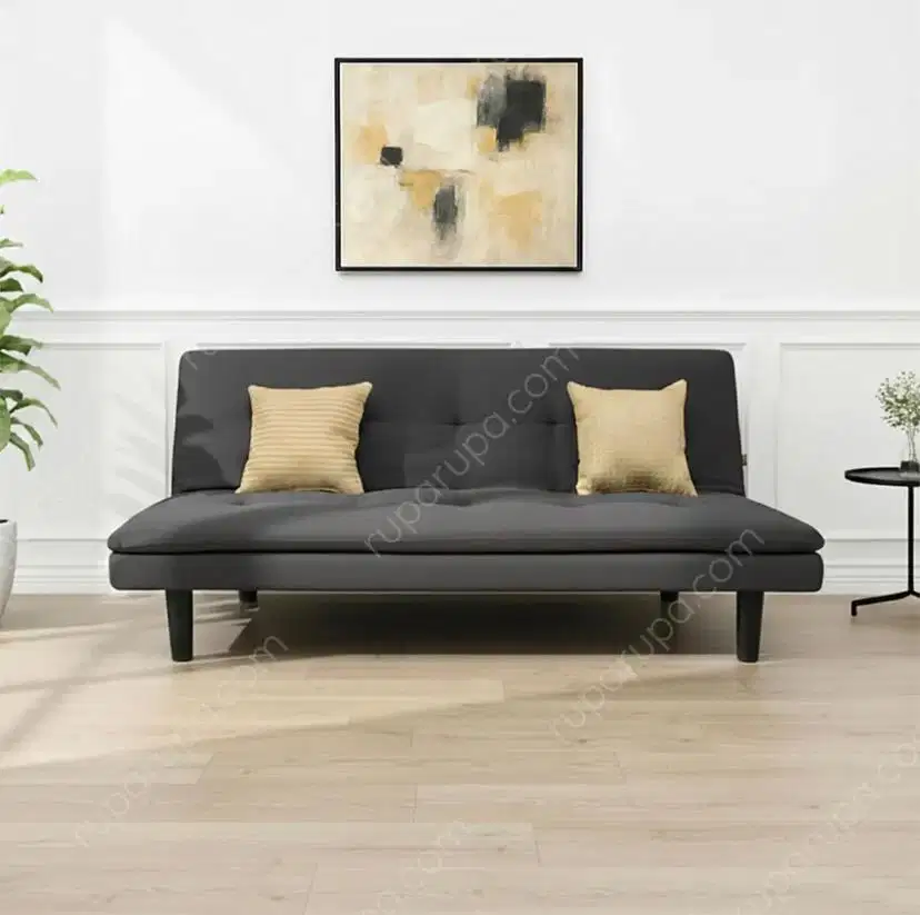 Informa Neo Geneva Sofa Bed Fabric Aldridge - Abu-abu