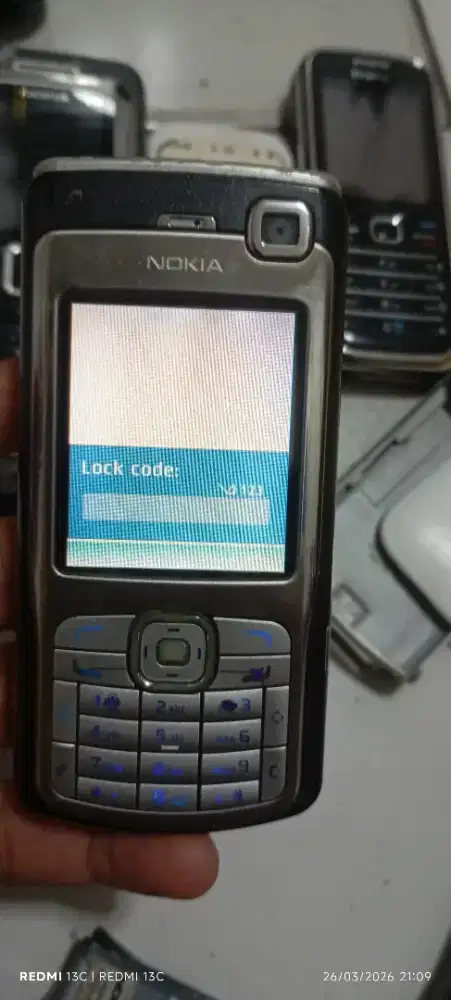 Jual Hp Nokia N70 nyala fungsi minus lupa kode lock minat pm