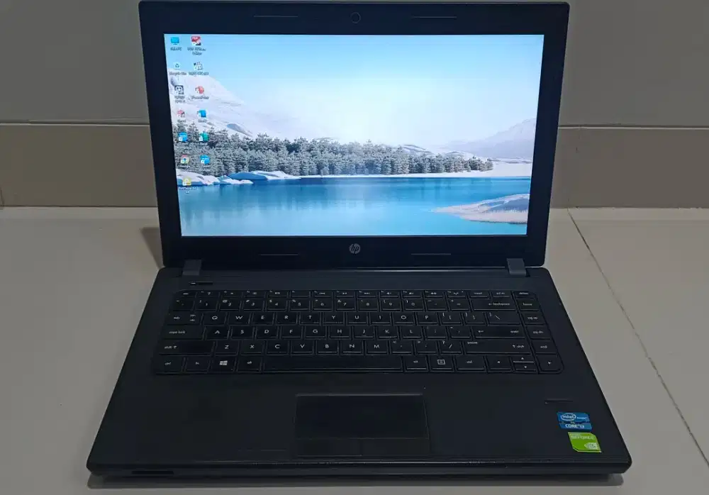Laptop HP 242 G1 core i3 gen 3 ram 8gb dual VGA NVDIA 1gb HDD 500gb