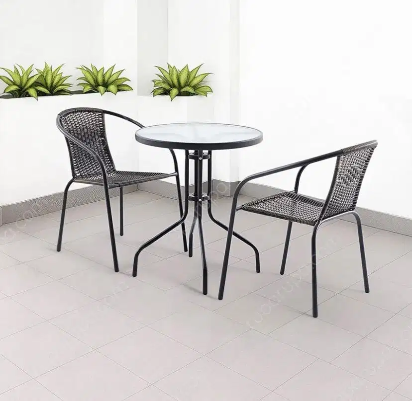 Informa Colorado Set Kursi & Meja Teras - Cokelat Tua