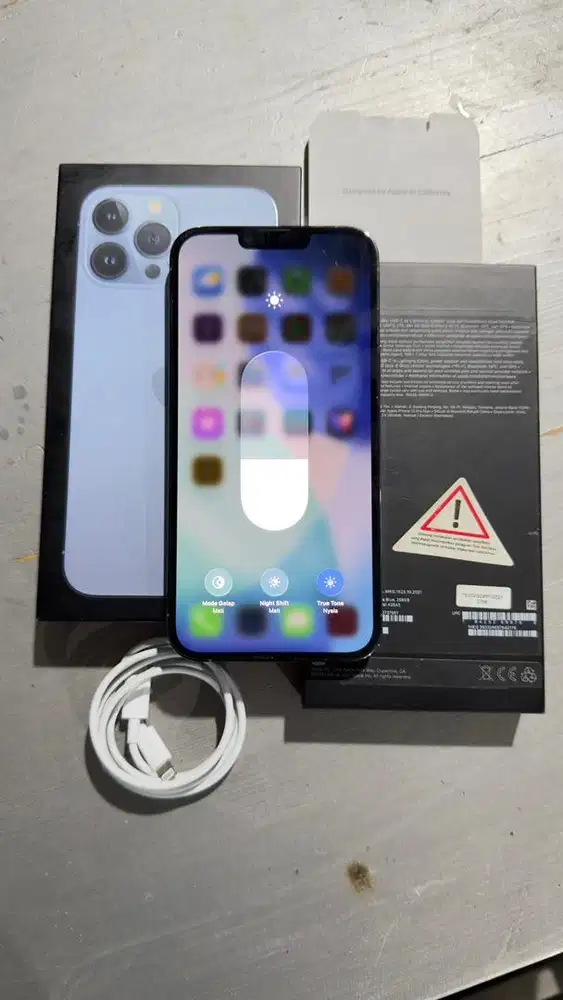 Iphone 13 Promax 256GB Sierra Blue Resmi Ibox Mulus Lengkap