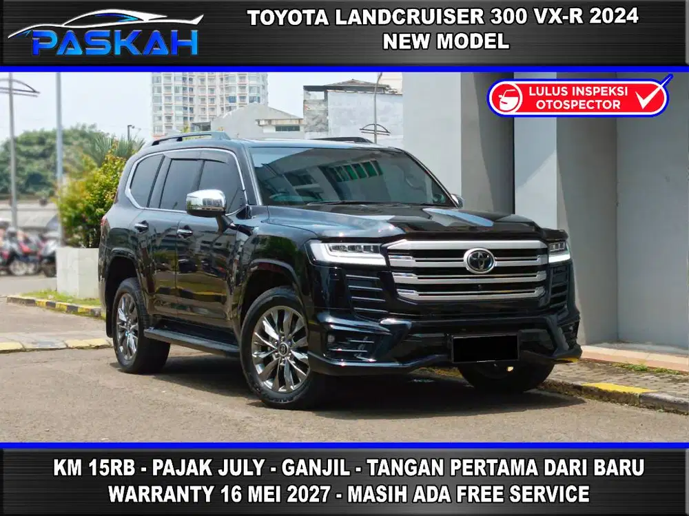 Bunga=4% TAX=JULI Km=15rb TOYOTA LAND CRUISER VXR 2024 LC300 VXR 2024
