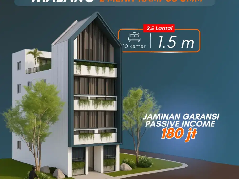 Investasi Menggiurkan Kost Saxophone Malang Lokasi 2 Menit dari Universitas Muhammadiyah Malang