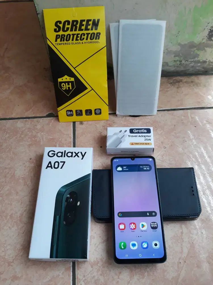 Samsung galaxy A07 4/64 green fullset no minus