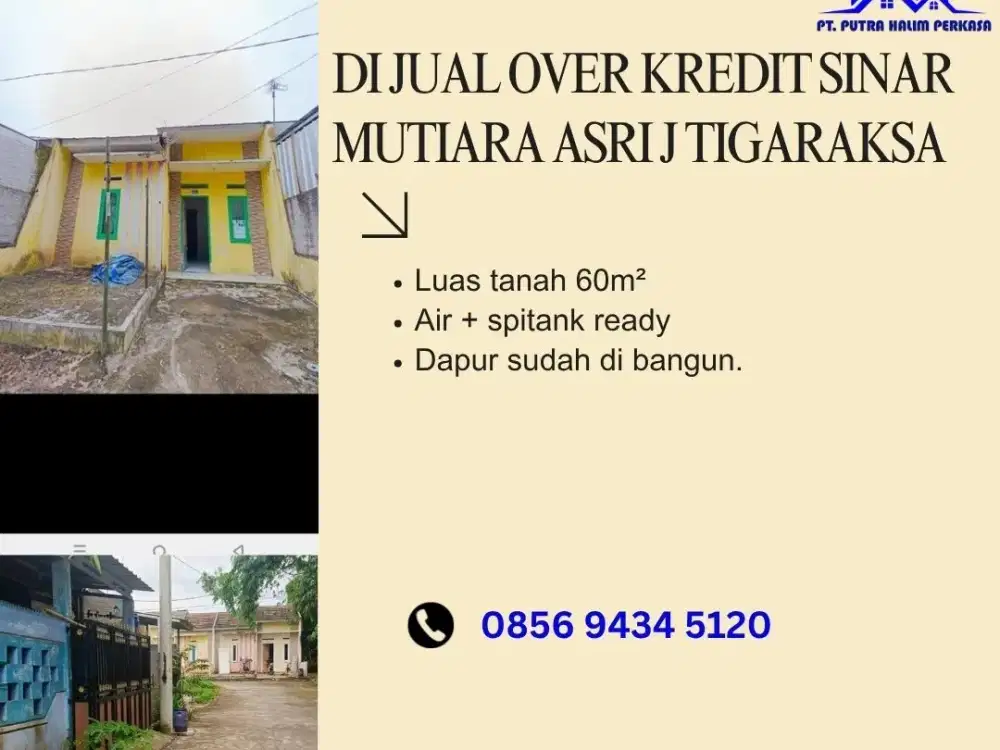 Di jual Over kredit Sinar Mutiara Asri J Tigaraksa