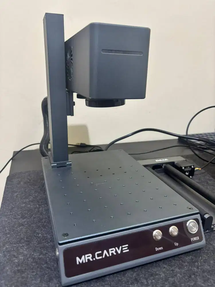 Mesin Grafir Laser Engraving Logam & Kayu Mr Carve M4 + Rotary Botol