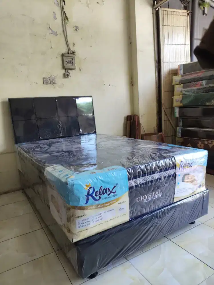 PREMIUM Springbed Tebal 37 cm double plushTop