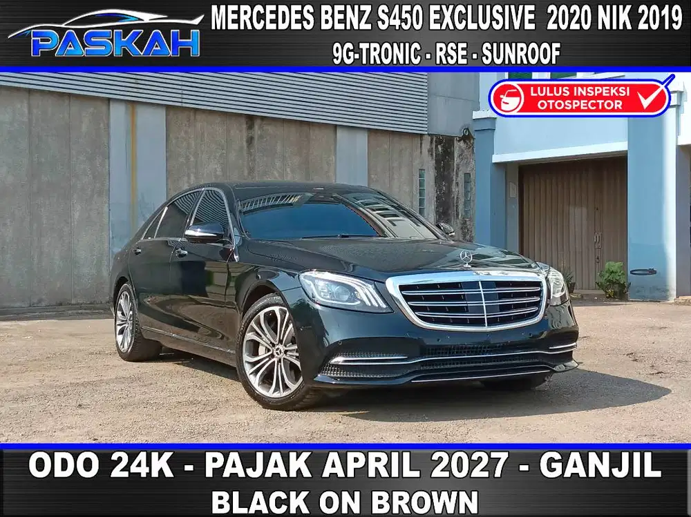 Pajak=April-2027 Bunga=5% MERCY S450 2020 Nik 2019 S 450 2020 nik 2019