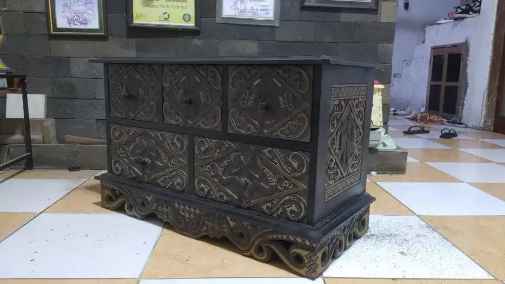 Lemari laci buffet antik langka