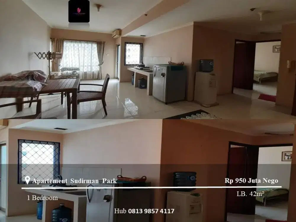 Dijual Apartement Sudirman Park Mid Floor 1BR Furnished