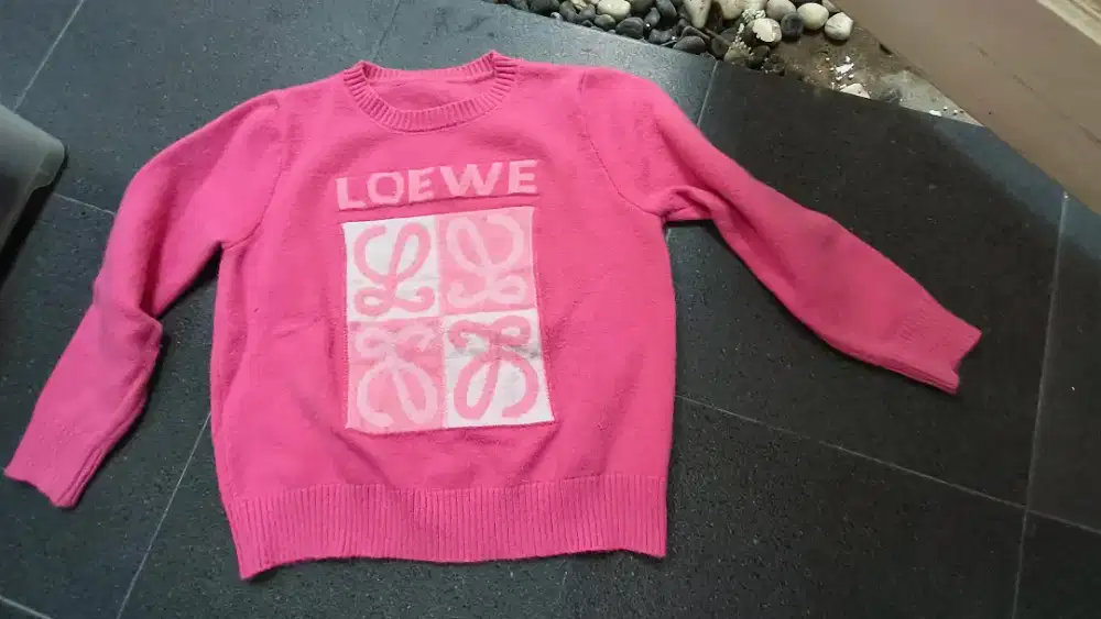 Sweater tebal pink