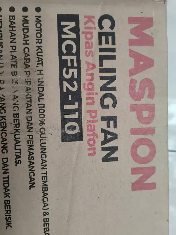 CEILING FAN / KIPAS PLAFON MASPION