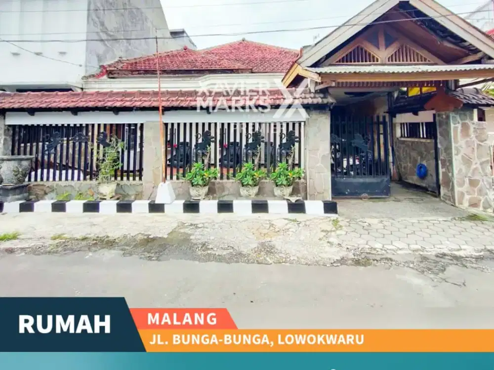 Dijual Rumah Selangkah ke UB di Jl Bunga-bunga Malang