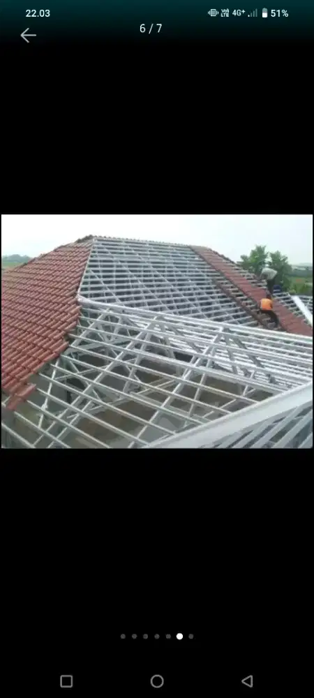 Pasang atap bajaringan