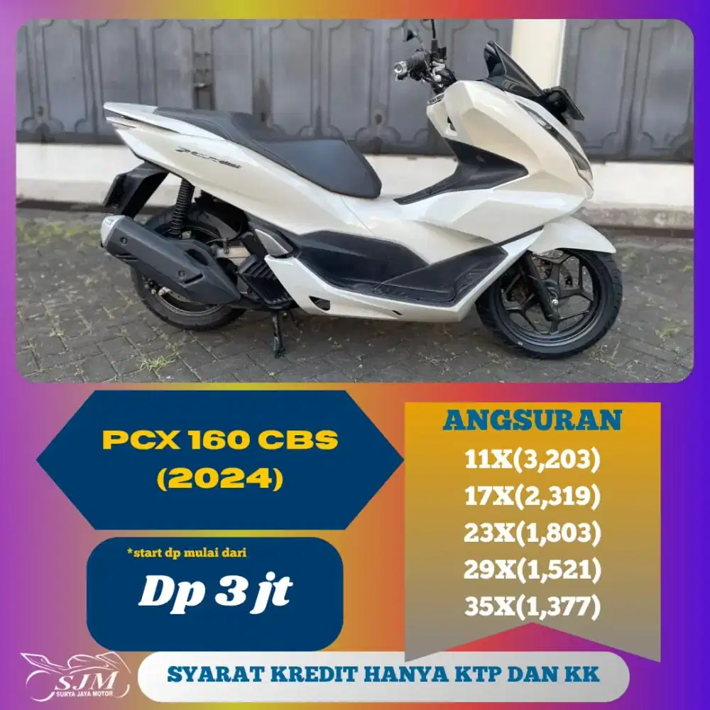 HONDA PCX 160 CBS 2024 CASH & KREDIT