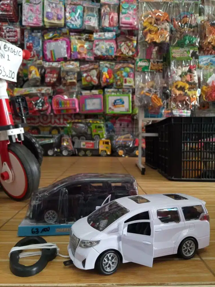 mainan anakk mobill alphardd baterai