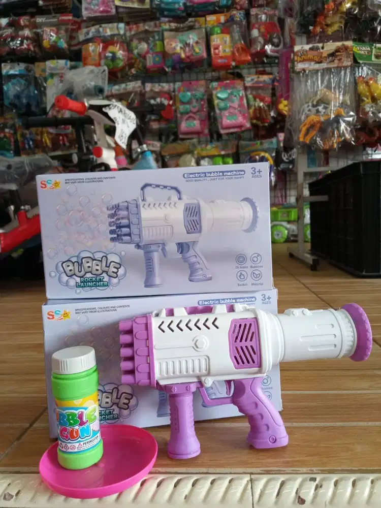 mainan anak bubble rocket