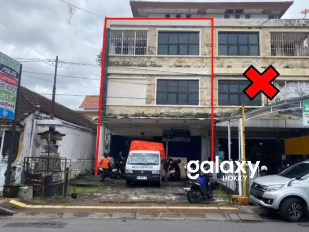 DISEWAKAN RUKO 3 LANTAI DI RAYA SESETAN DENPASAR