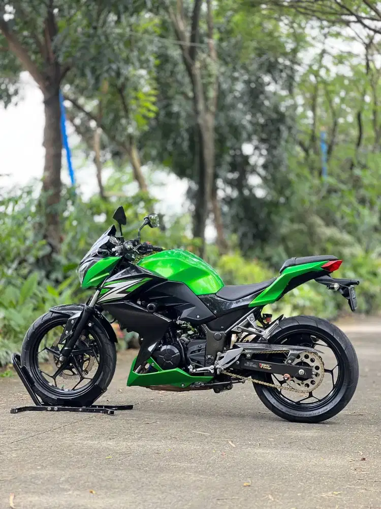 KAWASAKI Z250 FI 2014 HIJAU KM LOW SIAP GAS JAUH