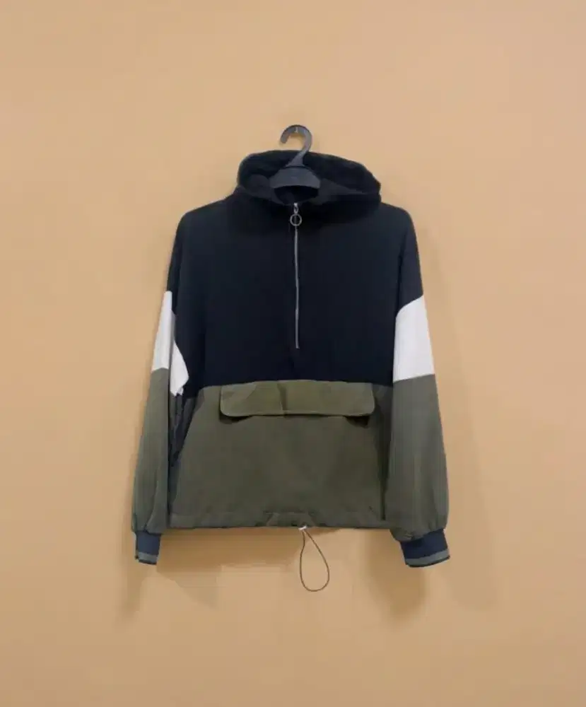 Jaket Zara Halfzip Original Second