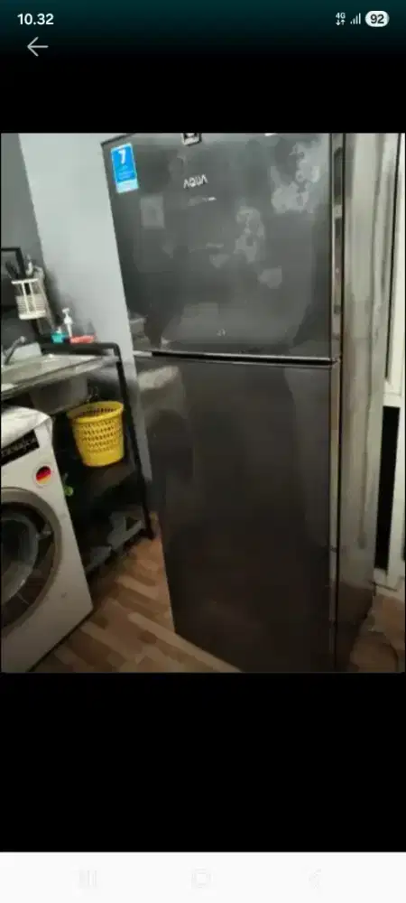Dijual kulkas aqua baru 2 pintu