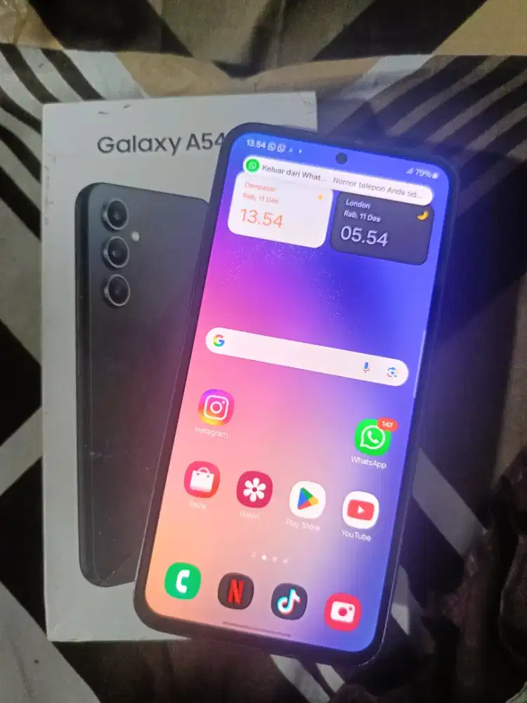 SAMSUNG GALAXY A54 5G LENGKAP FULLSET