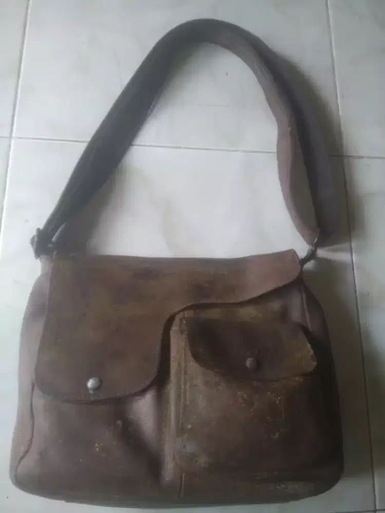 Tas kulit asli vintage classic