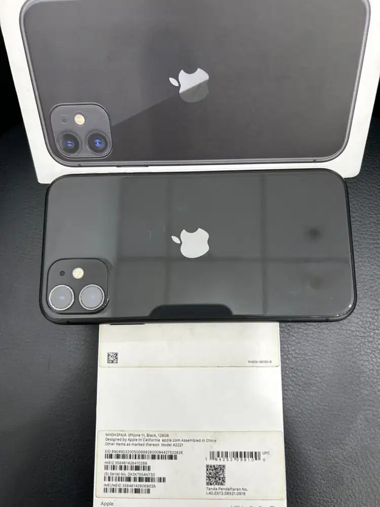 IPhone 11 , Black , 128GB IBox