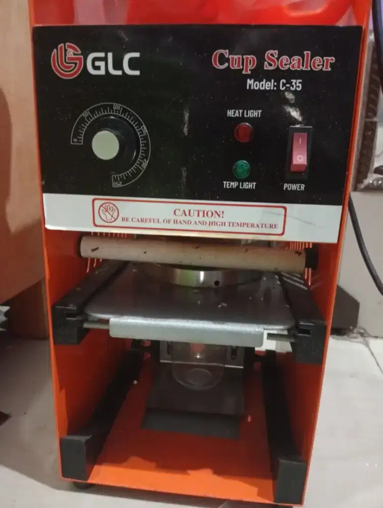 Jual cepat mesin press cup merek GLC