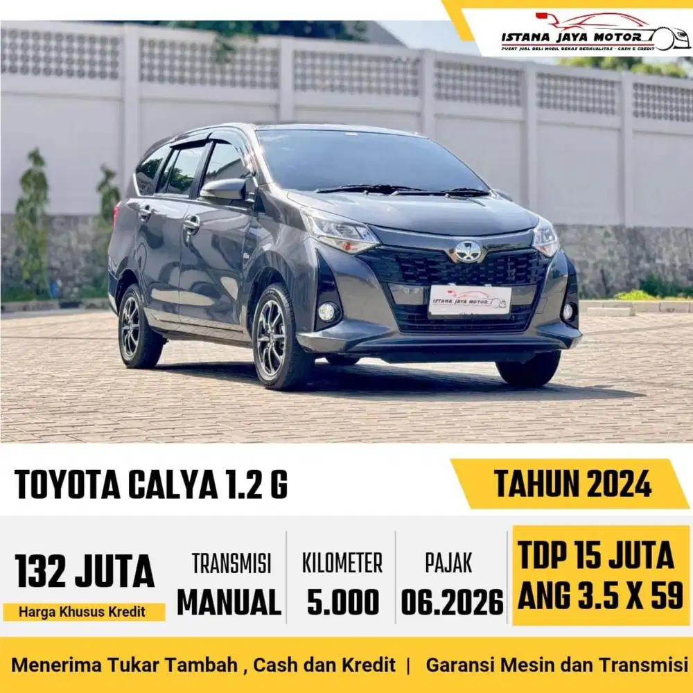 Toyota Calya G Manual th 2024 #km 5 rb