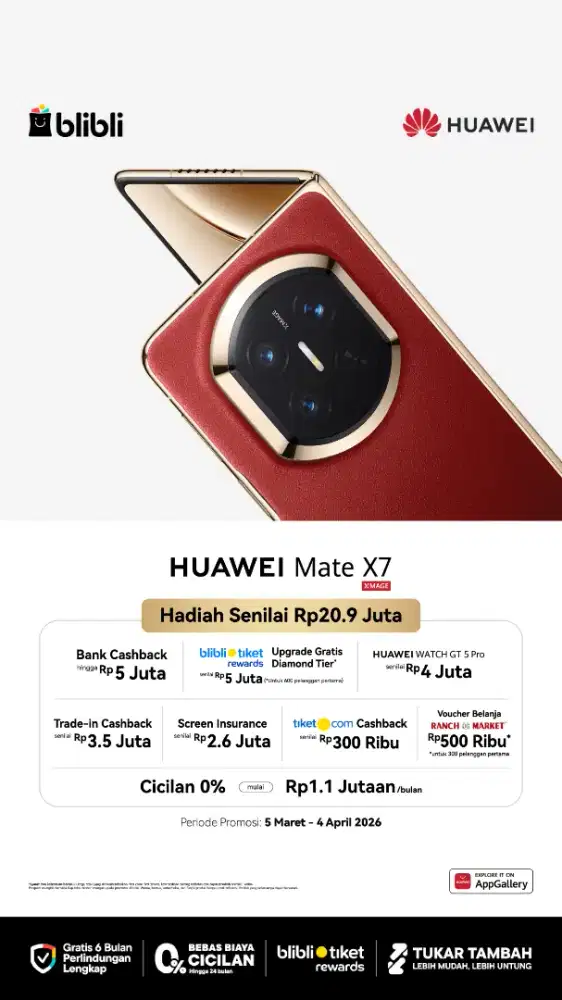 HUAWEI MATE X7 / GARANSI RESMI / COD