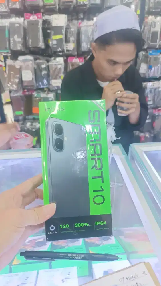 INFINIX SMART 10 RAM 8GB/128GB KAS & KREDIT BARU GARANSI RESMI
