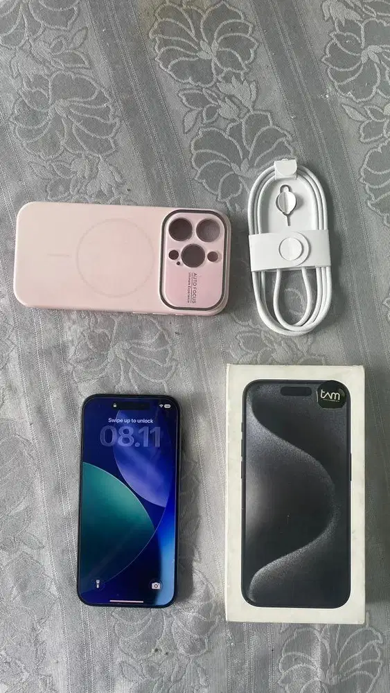 FS Iphone 15 Pro 128GB Black Titanium Ex Ibox