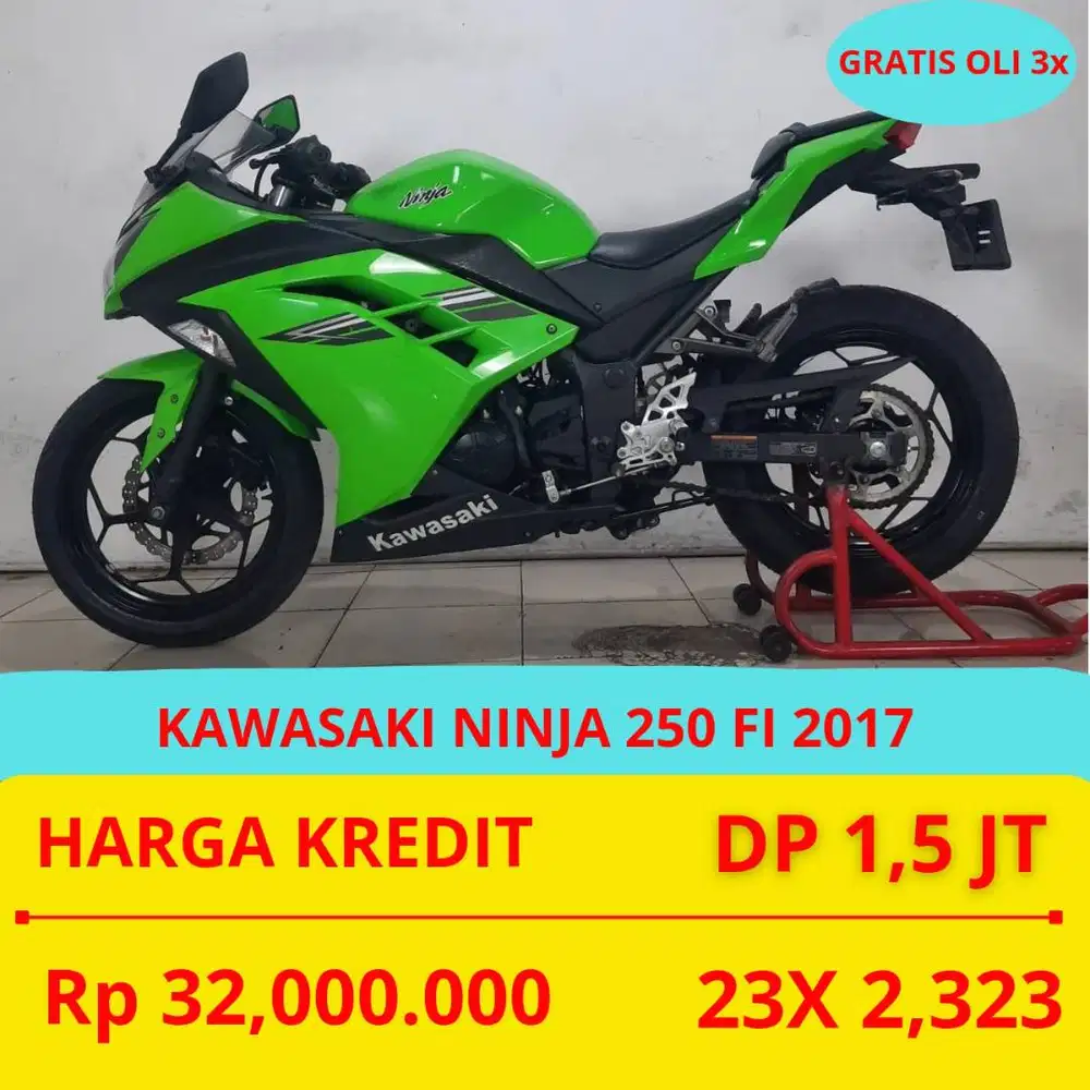 PROMO SUKSES MOTOR NINJA 250 FI 2017 DP MURAH 1 JUTA GUYSS