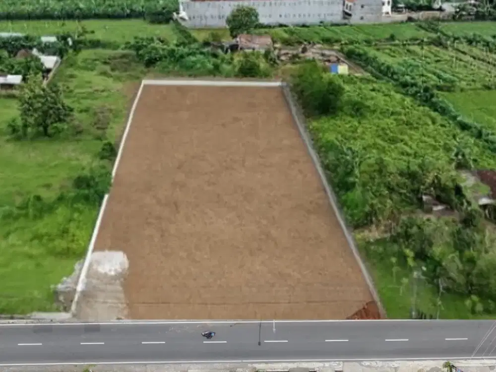 Tanah Banguntappan dekat Jogja Kota Tepi Jalan Raya