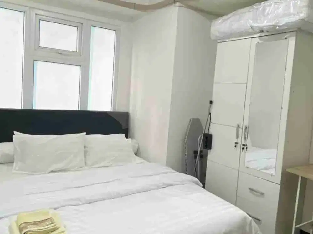 Disewakan Harian apartemen Sentra Timur Cakung, 260rb/hari free wifi, sof drink & Snack