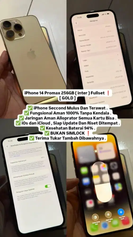 Iphone 14 ProMax 256Gb Inter