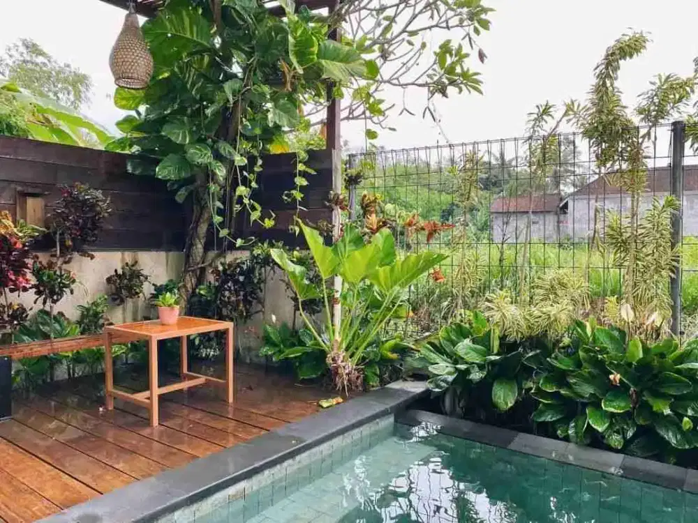 Vila for rent 2 bedroom private Poolfully furnished near Sukawati Gianyar