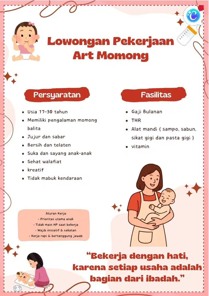 LOKER ART MOMONG Anak 2 thn
