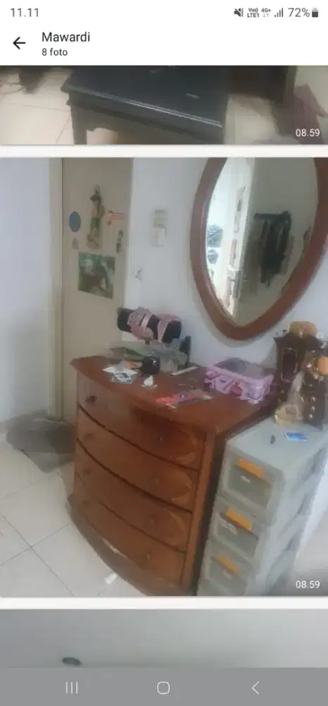 Dijual Cepat Bufet +Cermin