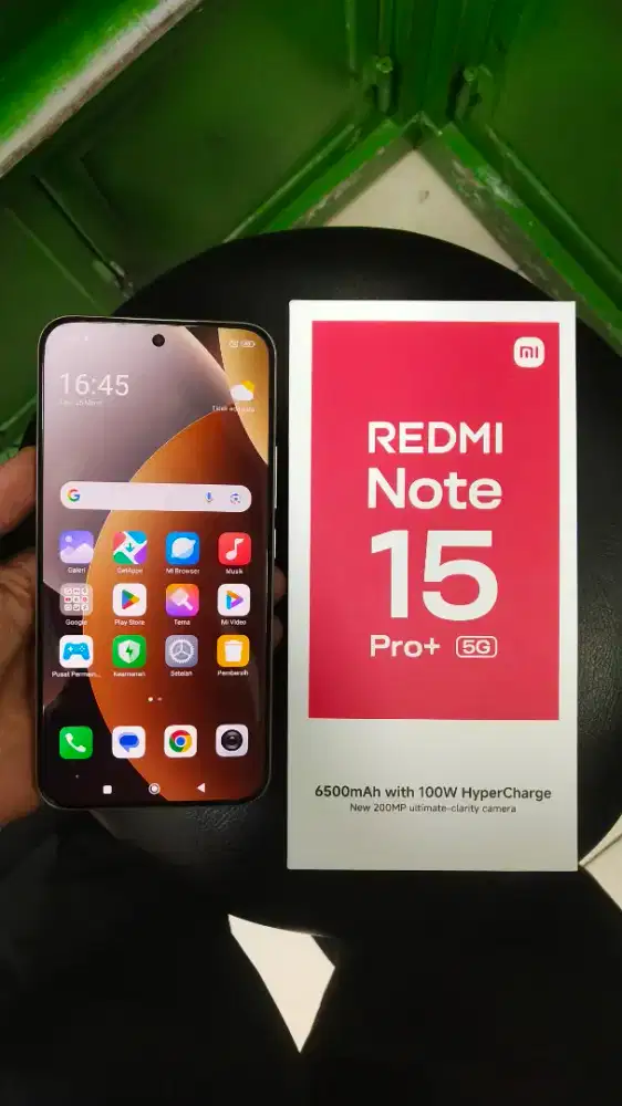 Second open box Xiaomi redmi note 15 pro + 5G ram 12/512 fullset mulus