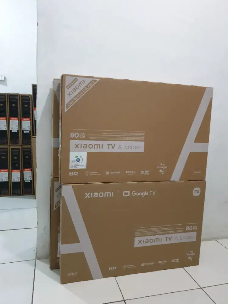 XIAOMI GoogleTV  ( android ) 32 inch. 100% Baru, bisa Cod + setting
